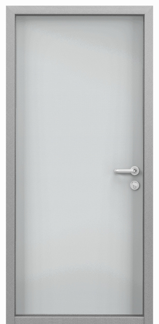 Дверь противопожарная EI 60, Порошково-полимерное покрытие, —, RAL 7035 серый в Уфе